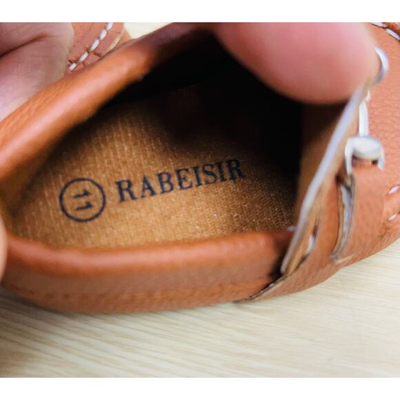 Rabeiser Baby Comfortable Shoes Size 0-6 Color Brown - Picture 7 of 8